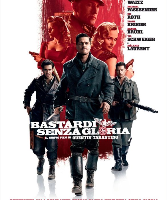 <p>Per quanto atipico,<em> Bastardi senza gloria </em>&egrave; tra i film di guerra pi&ugrave; belli degli ultimi anni (e ne sono gi&agrave; passati 12!). Anche per merito di Brad Pitt nei panni Aldo Raine, capo appunto dei &ldquo;bastardi&rdquo; paracadutati nella Francia occupata dai nazisti.</p>
<p>&nbsp;</p>

