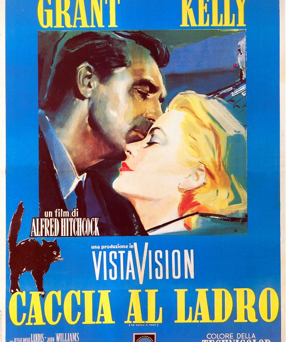 <p>&ldquo;Ghiaccio bollente&rdquo; Grace Kelly e Cary Grant, altro attore feticcio del regista, in un divertente inseguimento tra gatto (che &egrave; anche il nome del ladro del titolo) e topo. Ambientato in Costa Azzurra, il che non guasta.</p>
