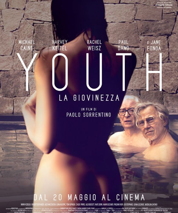 <p>Nel 2015 Sorrentino dirige il suo secondo film in lingua inglese, con un cast eccezionale: <strong>Michael Caine, Harvey Keitel, Rachel Weisz, Jane Fonda</strong>. Protagonisti Fred e Mick: il primo &egrave; un compositore e direttore d&rsquo;orchestra in pensione, che trascorre le proprie vacanze in un centro benessere svizzero con l'amico di lunga data e sceneggiatore Mick, il quale ha appena terminato di scrivere il suo ultimo film.</p>
