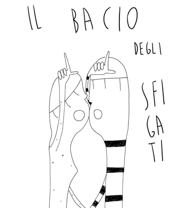 <p><em>&ldquo;Capita che la sfiga si accompagni agli innamorati, ma mai all&rsquo;amore&rdquo;</em></p>
<p>A quelli sfigati, l&rsquo;amore, i baci.</p>

