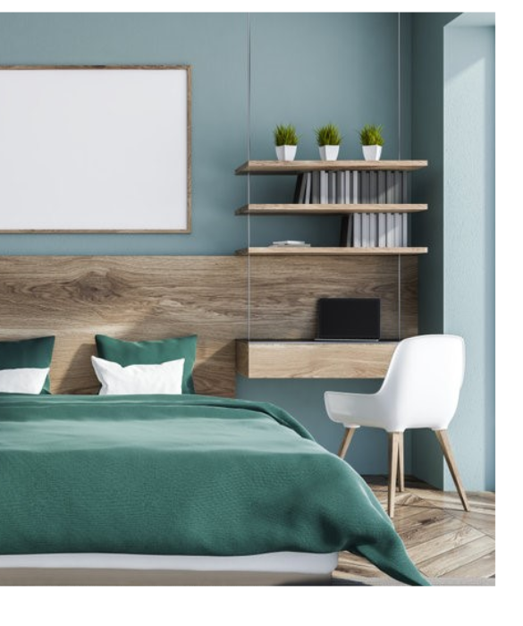 <p>Una lunga testiera del letto che corre lungo la parete, superando il letto fino ad ospirate l&rsquo;angolo studio. C&rsquo;&egrave; ache questa soluzione, semplice ed elagante tra le opzioni per creare una zona computer in camera. Pi&ugrave; che un angolo, per&ograve;, in questo caso &egrave; la zona lavoro &egrave; parte integrante della stanza, con una scelta contemporanea che dona carattere all'ambiente.</p>
