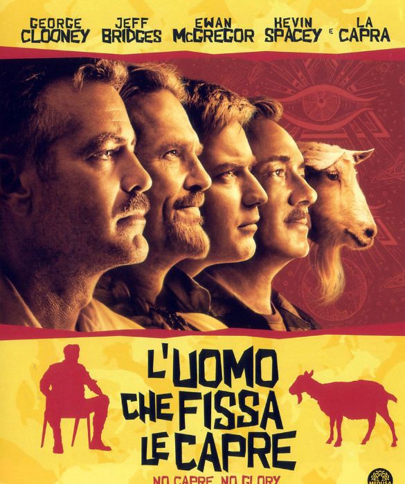 <p>L'uomo che fissa le capre parla di un reparto segreto dell'esercito statunitense, che si prefigge di utilizzare facolt&agrave; paranormali in campo bellico. Un film dei Coen, non girato dai Coen. Infatti la regia &egrave; di Grant Heslov. A suo modo cult.</p>
<p>&nbsp;</p>
