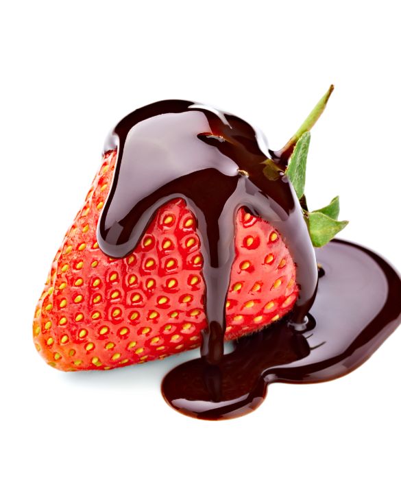 <p>Fragole con cioccolato: &egrave; il modo migliore per concludere la serata di San Valentino!</p>
