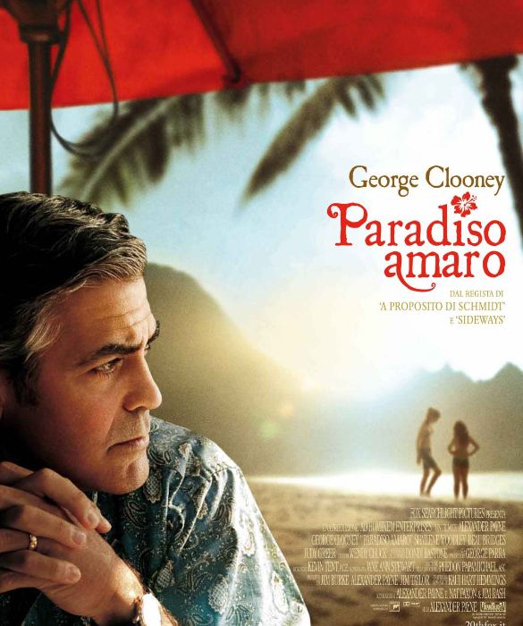 <p>Dramedy ambientata alle isole Hawaii, Paradiso amaro vale un&rsquo;altra candidatura al bel George, padre e marito redento, nonch&eacute; di mestiere avvocato (di nuovo).</p>
<p>&nbsp;</p>

