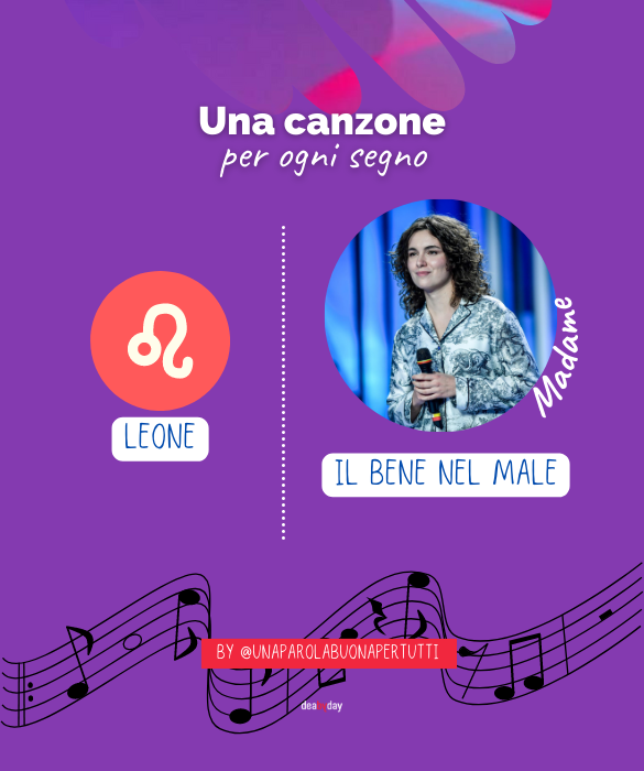 <p>Scatenati con Madame e la sua "Il bene nel male".&nbsp;</p>
