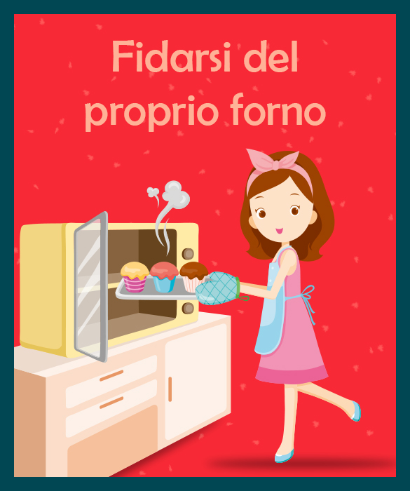 <p>Lo so che dite sempre: &ldquo;<strong>non ci si pu&ograve; fidare di nessuno!&rdquo;</strong>, bravi &egrave; cos&igrave;, meno che mai del vostro forno, le temperature di cottura e i tempi sono indicativi, nessuno conosce il vostro forno, e sinceramente neanche voi, quindi nessuno vi vuole davvero bene. Per&ograve; lo sapete cosa vi pu&ograve; aiutare? La logica. Alla stessa temperatura cuoce prima un singolo biscotto su una teglia o 3 teglie con 30 biscotti l&rsquo;una? La fisica &egrave; importante, la logica ancora di pi&ugrave;.<br />
Quindi quando infornate, le temperature di riferimento sono sempre pi&ugrave; o meno giuste, ma un occhio al forno lo darei sempre, non mi fiderei solo del timer.</p>
