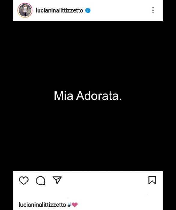 <p>Una scritta su fondo nero e due parole. &ldquo;Mia adorata.&rdquo;. <strong>Luciana Littizzetto</strong>, tra le ultime persone ad aver intervistato la Raffa Nazionale, non riesce a scrivere altro.</p>
