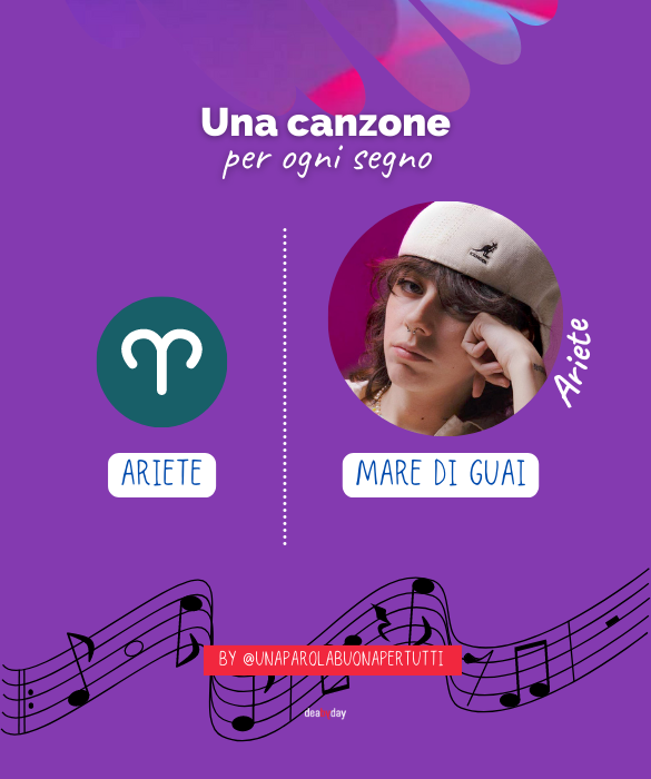 <p>Ariete, ovviamente, con "Mare di Guai". Da cui sei sempre attratto.&nbsp;</p>

