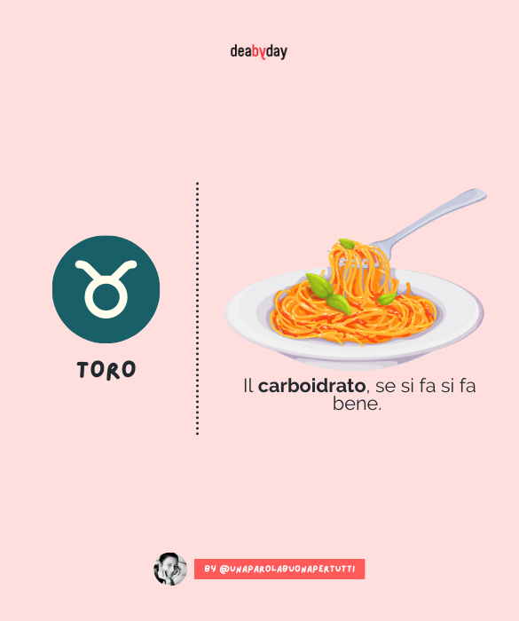 <p>Il carboidrato, se si fa si fa bene.&nbsp;</p>
