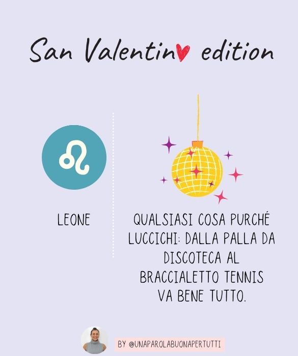 <p>Qualsiasi cosa purch&eacute; luccichi, per il <a href=