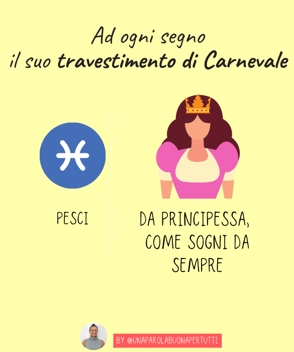<p>Da principessa, come sogni da sempre.&nbsp;</p>
