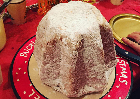 pandoro con gelato