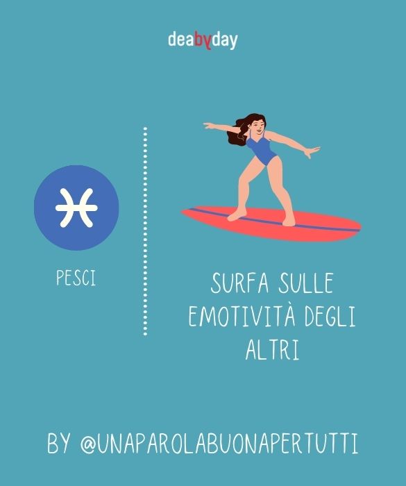 <p>Surfa sulle emotivit&agrave; degli altri.</p>
