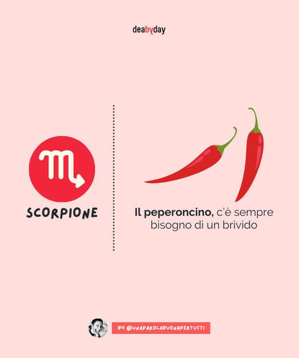 <p>Il peperoncino, c&rsquo;&egrave; sempre bisogno di un brivido.&nbsp;</p>
