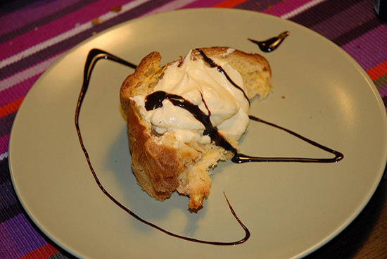 pandoro con mascarpone e nutella