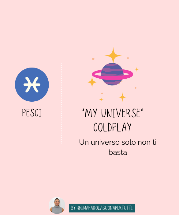 <p><em>My Universe</em>&nbsp;dei <strong>Coldplay</strong>, un universo solo non ti basta.</p>
