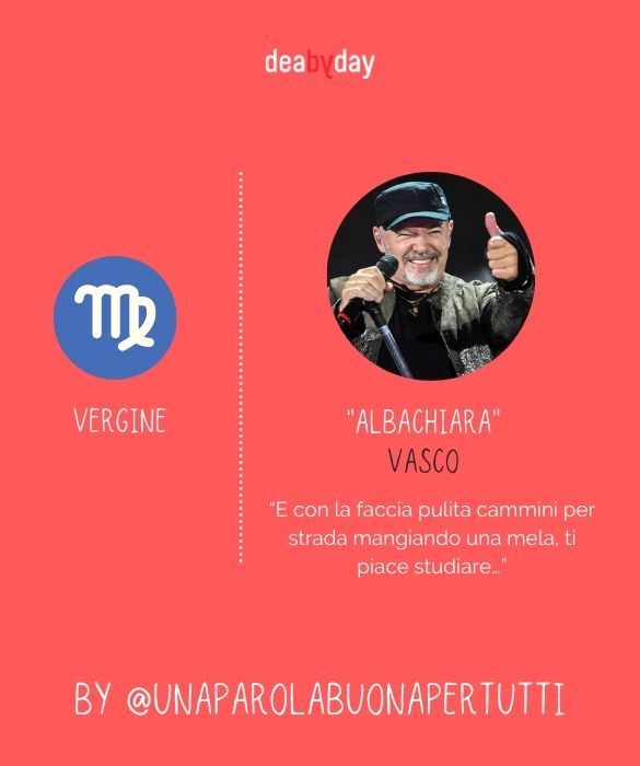 <p>"E con la faccia pulita cammini per strada mangiando una mela, ti piace studiare&hellip;&rdquo;&nbsp;</p>
