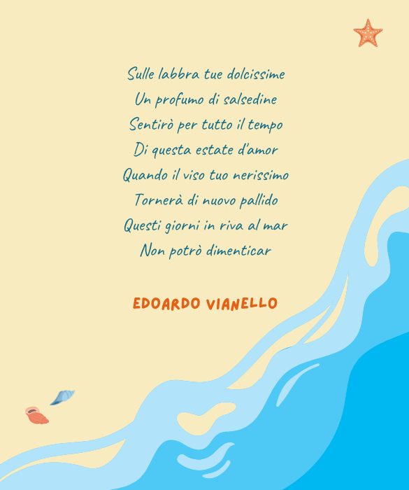 <p>Un'estate d'amore che non dura soltanto un'estate perch&eacute; rimangono ricordi indelebili e dolci immagini a scaldarci anche durante i freddi e demoralizzanti giorni d'inverno.</p>
